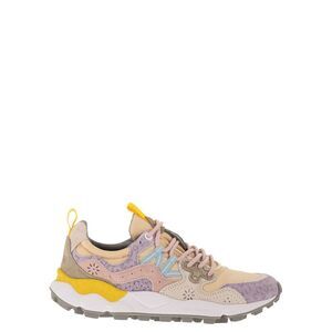 Flower Mountain Women Yamano 3 - Sneakers In Suede And Technical Fabric